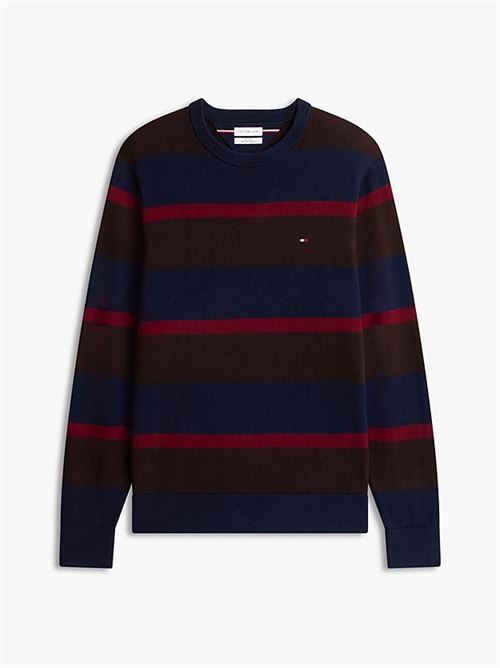 pima org ctn cashmere crew neck TOMMY HILFIGER | MW0MW280460A8